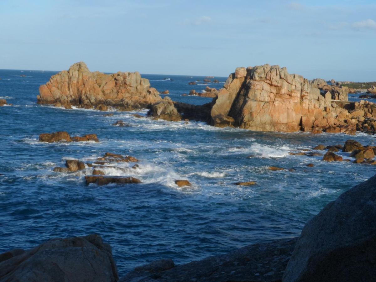 Gite Bord De Mer Jacuzzi Villa Plougrescant Eksteriør billede